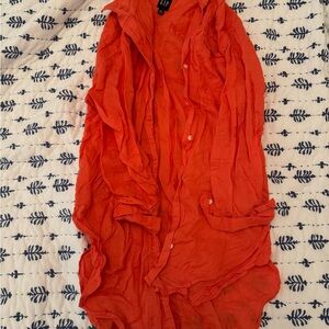 Linen gap women’s coverup